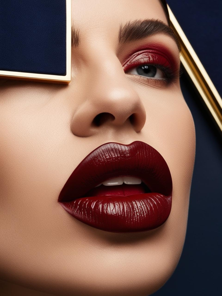 4. bold lipstick