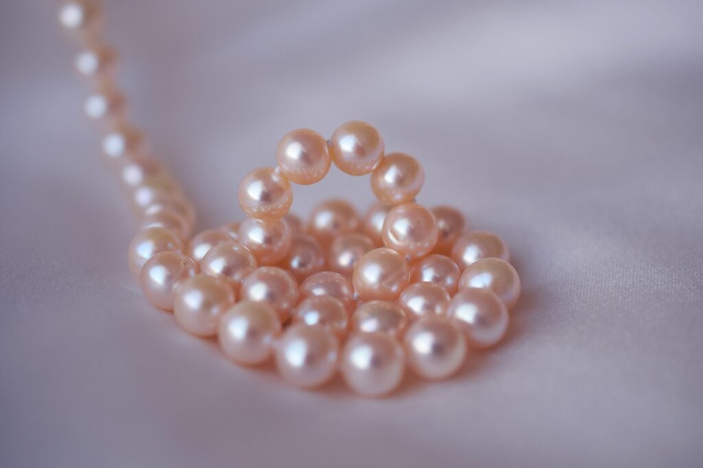 pearls, wedding, white