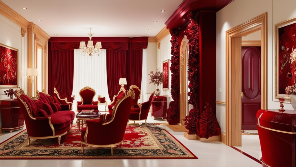 cherry red home decor