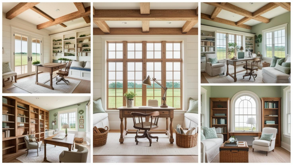 farmhouse home office
