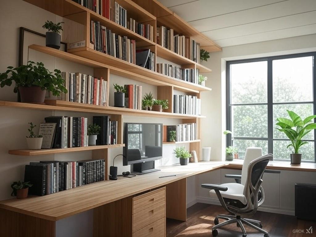 modern organic home office