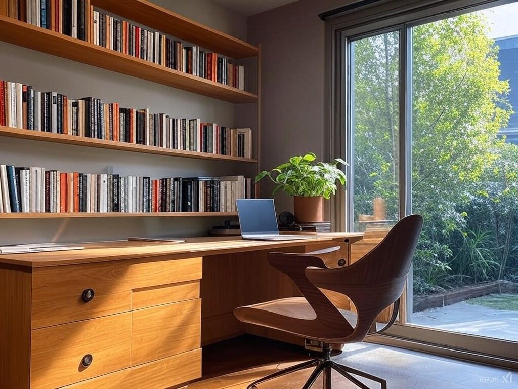 modern organic home office